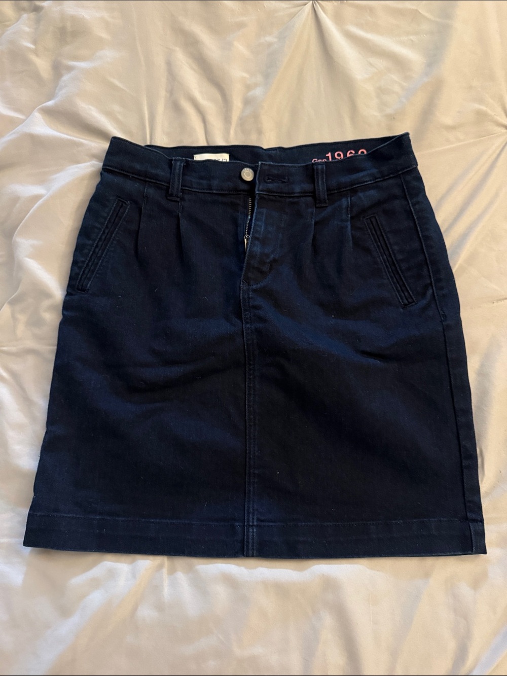 GAP Dark Navy Denim Mini Skirt